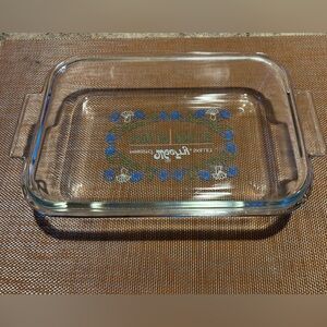 Presto Wee Fry Glass Baking Dish 7”x 9”x 3” Dual use serves as Skillet Cover too